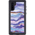 Blue Violet Watercolor Geode Galaxy Note 10 Waterproof Case