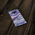 Blue Violet Watercolor Geode Galaxy Note 9 Skin