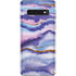 Blue Violet Watercolor Geode Galaxy S10 Skin