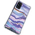 Blue Violet Watercolor Geode Galaxy S20 FE Clear Case