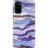Blue Violet Watercolor Geode Galaxy S20 Pro Case