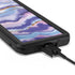 Blue Violet Watercolor Geode Galaxy S20 Waterproof Case