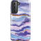 Blue Violet Watercolor Geode Galaxy S21 5G Pro Case