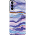 Blue Violet Watercolor Geode Galaxy S21 5G Skin