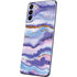 Blue Violet Watercolor Geode Galaxy S21 5G Skin