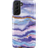 Blue Violet Watercolor Geode Galaxy S21 FE Pro Case