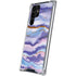 Blue Violet Watercolor Geode Galaxy S22 Ultra Clear Case