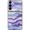 Blue Violet Watercolor Geode Galaxy S23 FE Skin