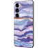 Blue Violet Watercolor Geode Galaxy S23 Skin