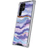 Blue Violet Watercolor Geode Galaxy S24 Ultra Clear Case