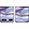 Blue Violet Watercolor Geode Galaxy Z Flip Skin