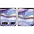 Blue Violet Watercolor Geode Galaxy Z Flip Skin