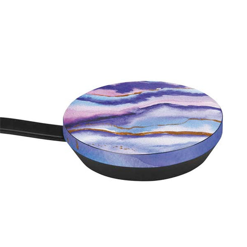 Blue Violet Watercolor Geode Google Stadia Controller Skin