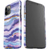 Blue Violet Watercolor Geode iPhone 11 Pro Lite Case