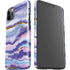 Blue Violet Watercolor Geode iPhone 11 Pro Max Lite Case