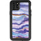 Blue Violet Watercolor Geode iPhone 11 Pro Max Waterproof Case