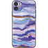 Blue Violet Watercolor Geode iPhone 11 Skin