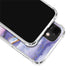 Blue Violet Watercolor Geode iPhone 12 Clear Case