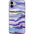 Blue Violet Watercolor Geode iPhone 12 Mini Skin