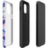 Blue Violet Watercolor Geode iPhone 12 Pro Max Impact Case