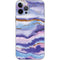 Blue Violet Watercolor Geode iPhone 12 Pro Skin