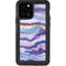 Blue Violet Watercolor Geode iPhone 12 Pro Waterproof Case