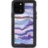 Blue Violet Watercolor Geode iPhone 12 Pro Waterproof Case
