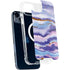 Blue Violet Watercolor Geode iPhone 13 MagSafe Case