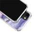 Blue Violet Watercolor Geode iPhone 13 Mini Clear Case