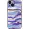 Blue Violet Watercolor Geode iPhone 13 Mini Skin