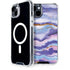 Blue Violet Watercolor Geode iPhone 14 MagSafe Case