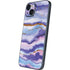 Blue Violet Watercolor Geode iPhone 14 Plus Skin