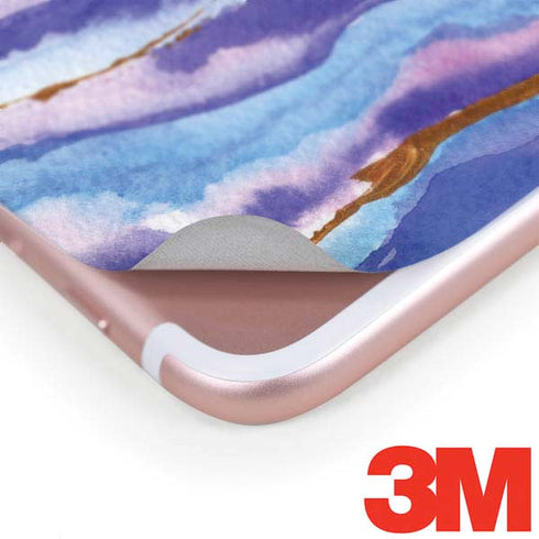 Blue Violet Watercolor Geode iPhone 8 Plus Skin