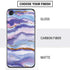 Blue Violet Watercolor Geode iPhone SE (2nd & 3rd Gen) Skin