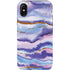 Blue Violet Watercolor Geode iPhone XS Pro Case