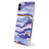 Blue Violet Watercolor Geode iPhone XS Skin