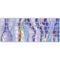 Blue Violet Watercolor Geode Magic Keyboard Skin