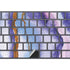 Blue Violet Watercolor Geode Magic Keyboard with Numeric Keypad Skin