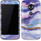Blue Violet Watercolor Geode Moto E5 Play Skin