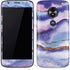 Blue Violet Watercolor Geode Moto E5 Play Skin