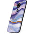 Blue Violet Watercolor Geode Moto E5 Play Skin