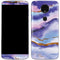 Blue Violet Watercolor Geode Moto E5 Plus Skin
