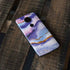 Blue Violet Watercolor Geode Moto E5 Plus Skin