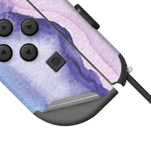 Blue Violet Watercolor Geode Nintendo Joy-Con (L/R) Controller Skin