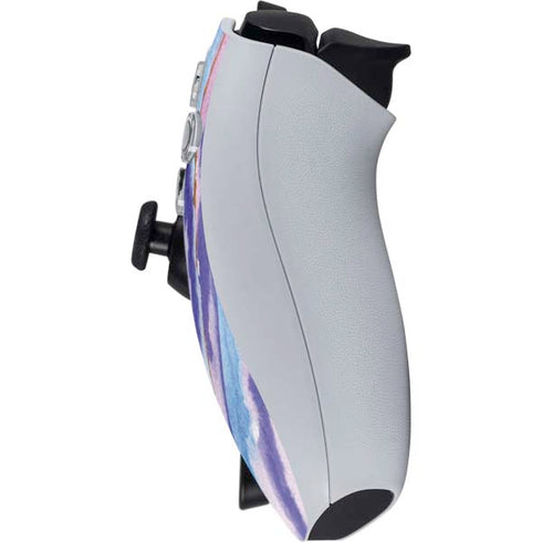 Blue Violet Watercolor Geode PlayStation Portal Remote Player Skin