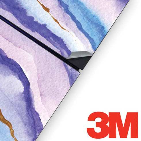 Blue Violet Watercolor Geode PS4 Console and Controller Bundle Skin