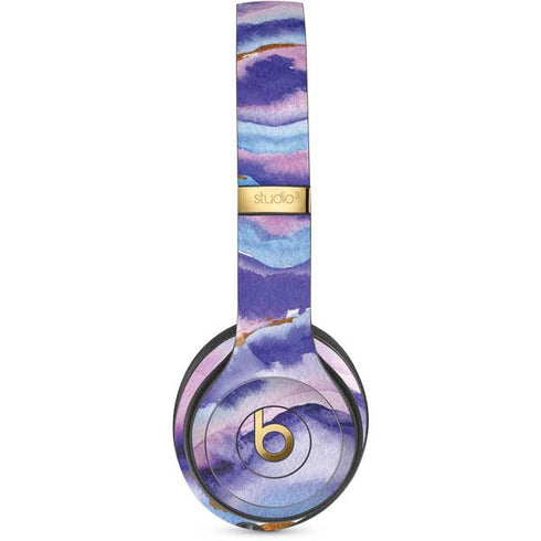 Blue Violet Watercolor Geode Studio Wireless 3 Skin