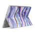 Blue Violet Watercolor Geode Surface Go Skin