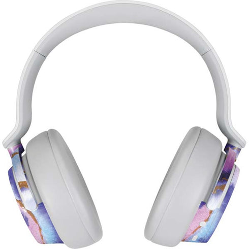 Blue Violet Watercolor Geode Surface Headphones Skin