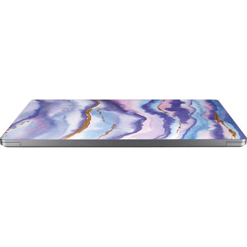 Blue Violet Watercolor Geode Universal Laptop 12in (9.8 x 6.8in) Skin